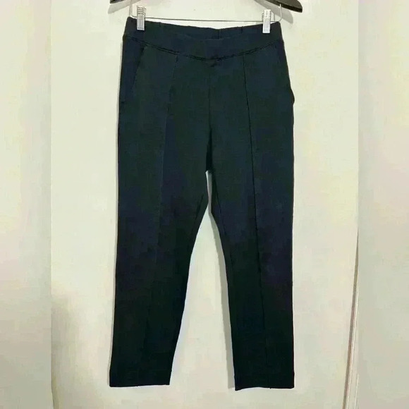 NWT J. Crew Womens Pull On Easy Trouser Pants Black Pockets Size S - Picture 1 of 6